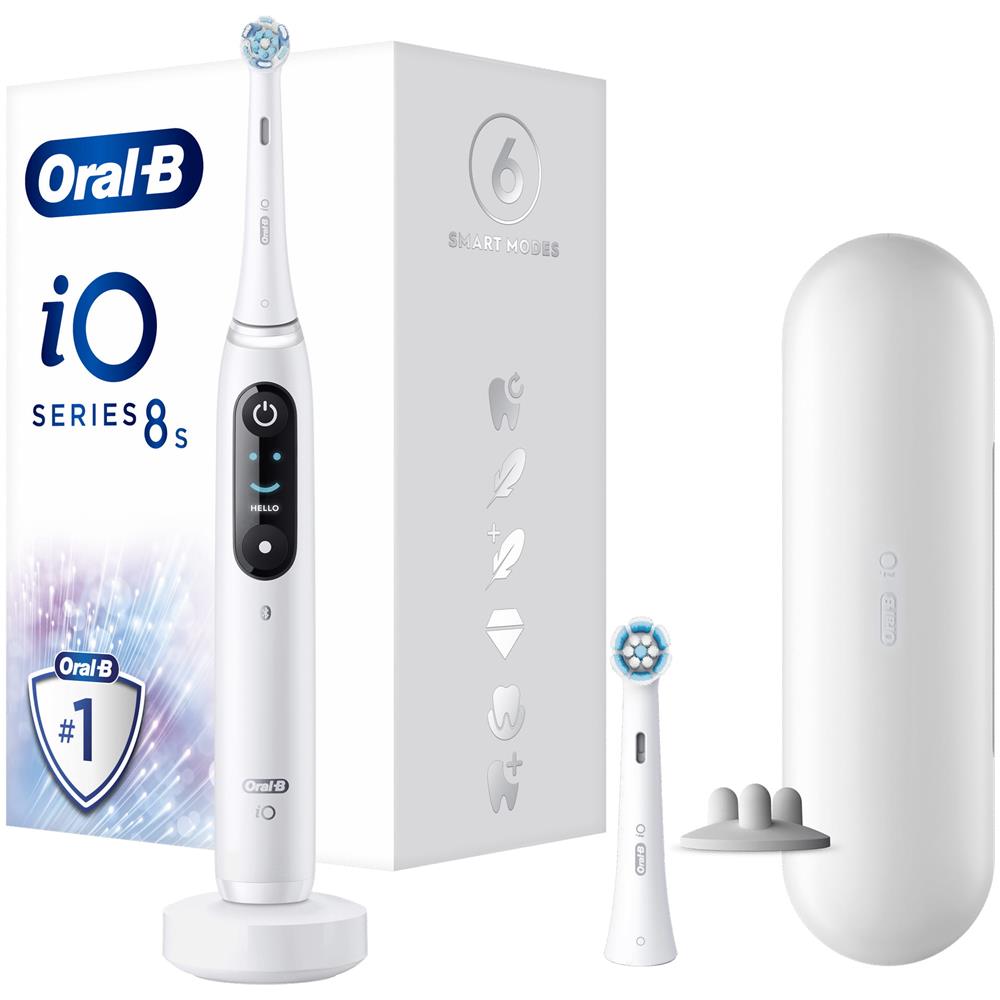Spazzolino Elettrico Oral-b Io 8s Sensore Di Pressione Intelligente Bianco - Foto 2