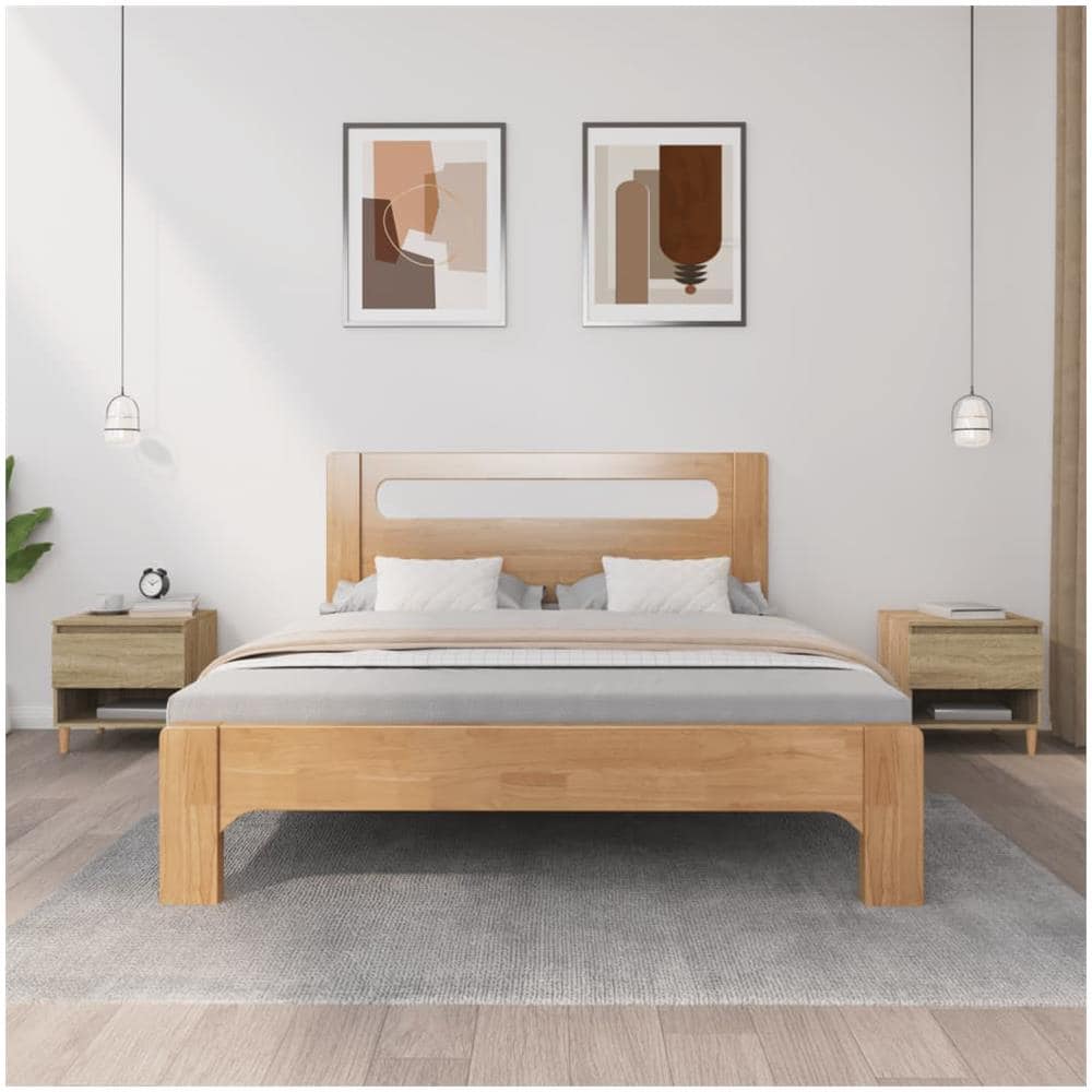 Comodini 2 Pz Rovere Sonoma 50x46x50 Cm In Legno Multistrato - Foto 1