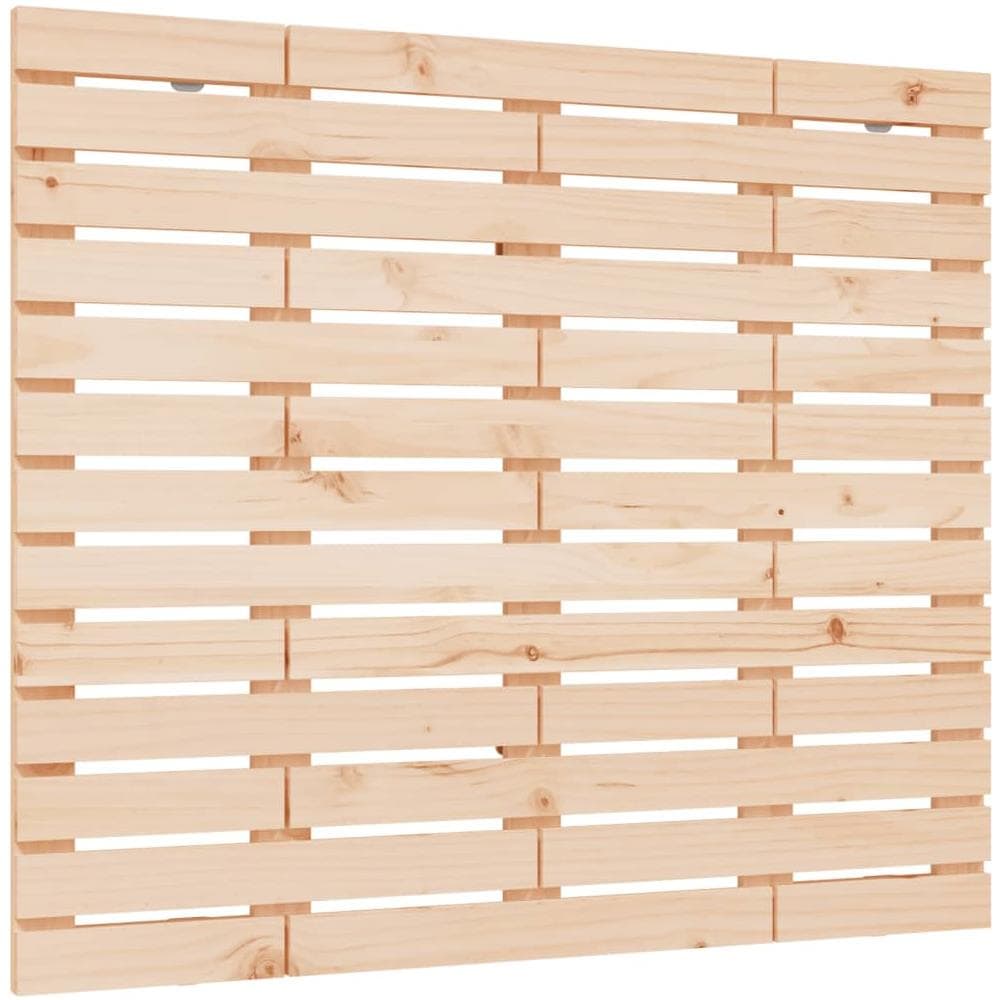 Testiera Da Parete 106x3x91,5 Cm In Legno Massello Di Pino - Foto 2