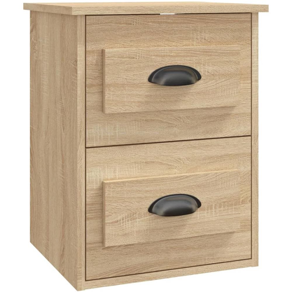 Comodino A Parete Rovere Sonoma 41,5x36x53 Cm - Foto 1