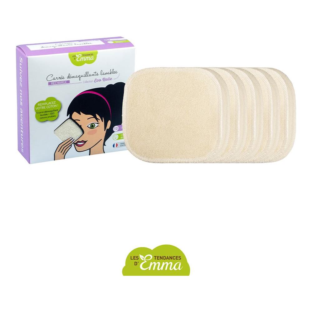 Quadri Struccanti Lavabili Bifacciale Cotone Bio X10 Eco Belle Le Tendenze Di Emma - Foto 1