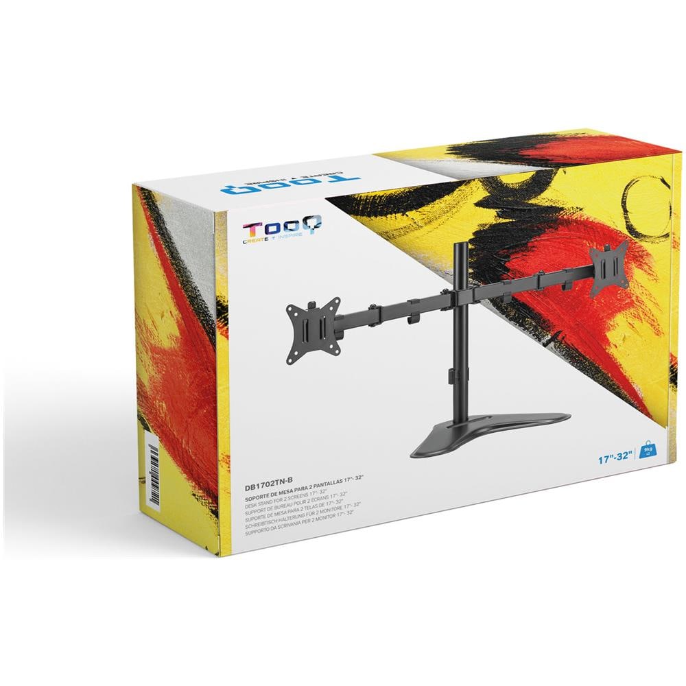 DB1702TN-B supporto da tavolo per Tv a schermo piatto 81,3 cm (32") Nero Scrivania - Foto 9
