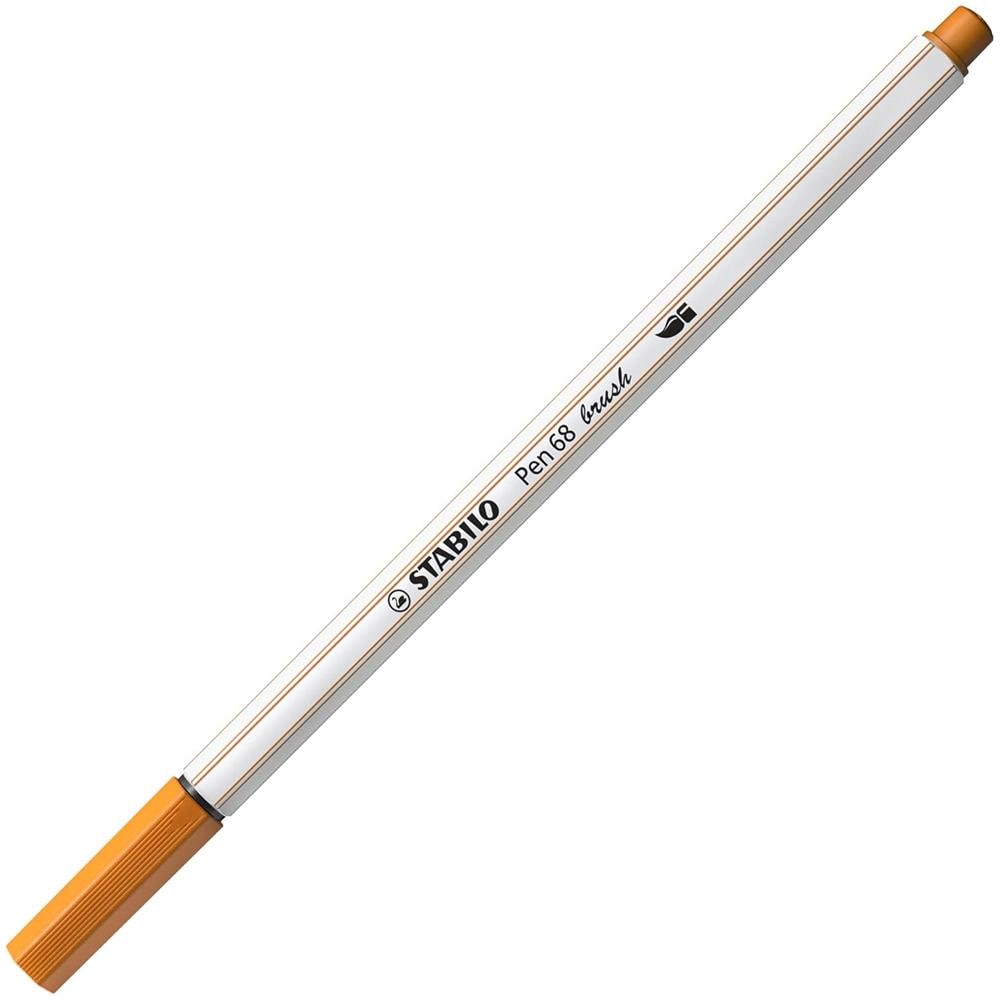 Pen 68 brush - Pennarello Premium con punta a pennello - Confezione da 10 - Ocra Scuro - Foto 2