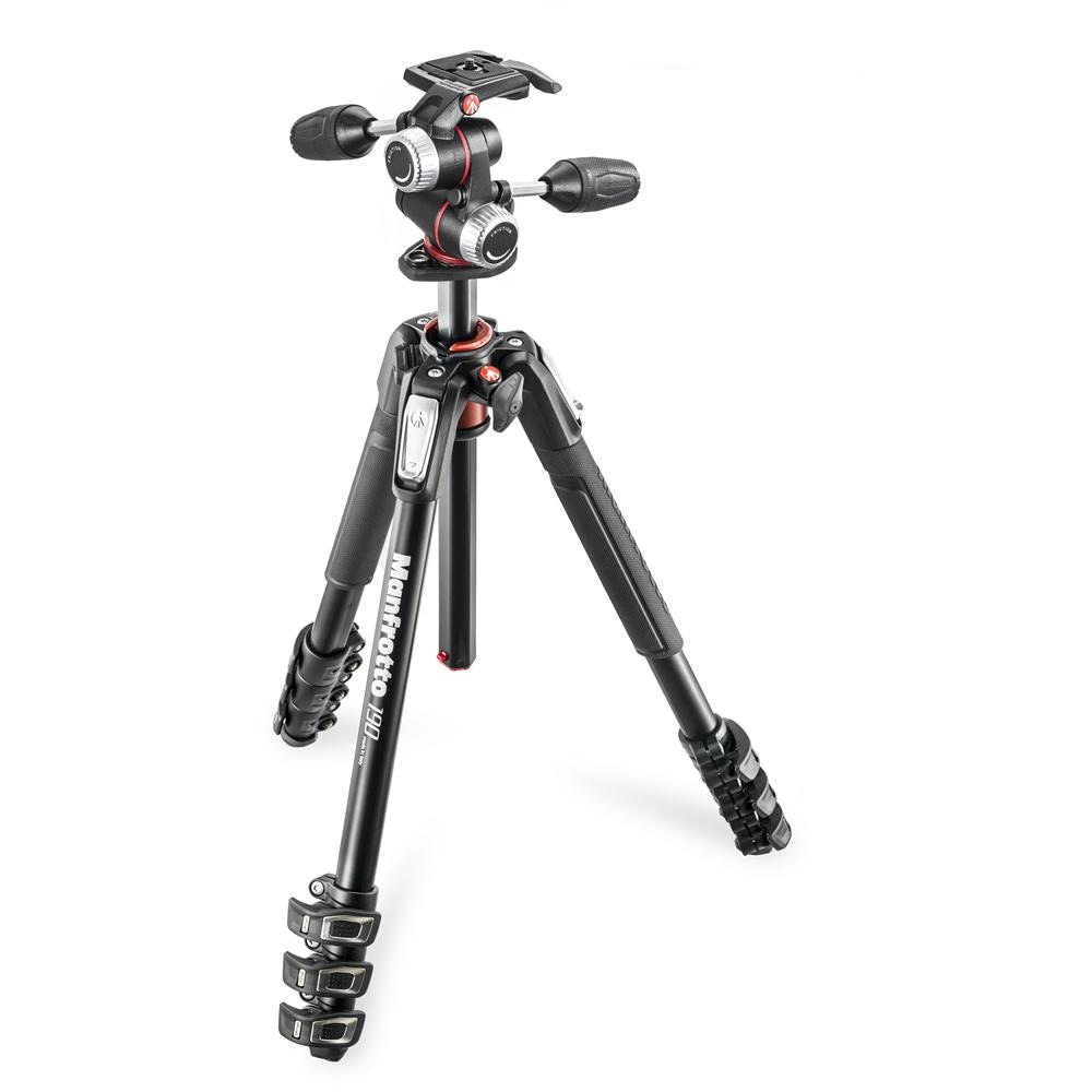 Treppiede Testa a 3 Movimenti Altezza Max 173 cm Nero MK190XPRO4-3W - Foto 1