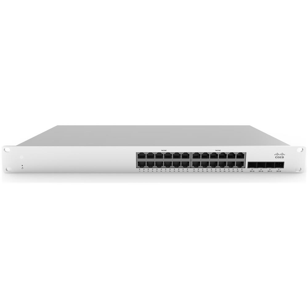 Cisco Meraki MS210-24P-HW Gestito Gigabit Ethernet (10/100/1000) Supporto Power over Ethernet (PoE) 1U Alluminio switch di rete - Foto 1