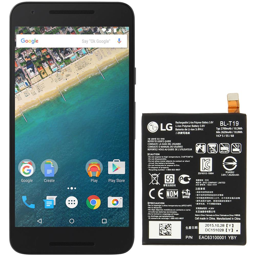 Batteria Originale Lg Bl-t19 2700mah Per Lg Google Nexus 5x - Foto 8