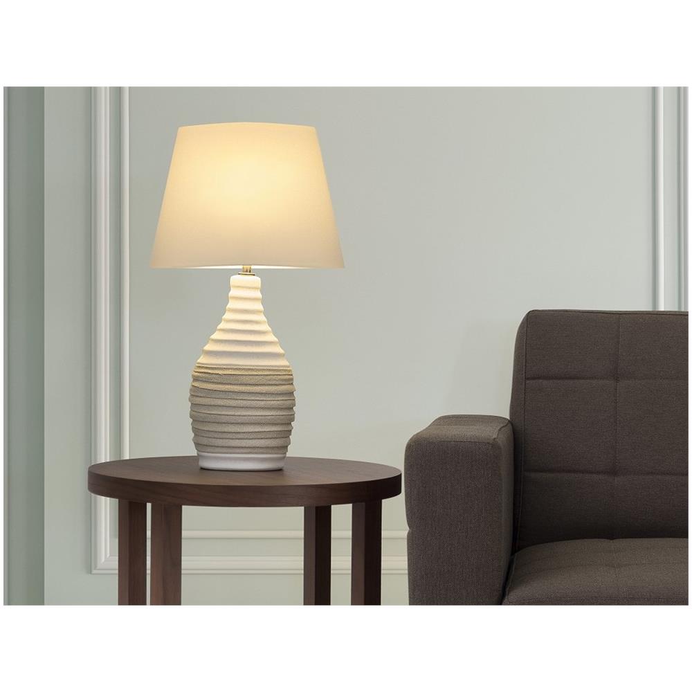 Lampada Da Tavolo In Color Crema Tormes - Foto 1