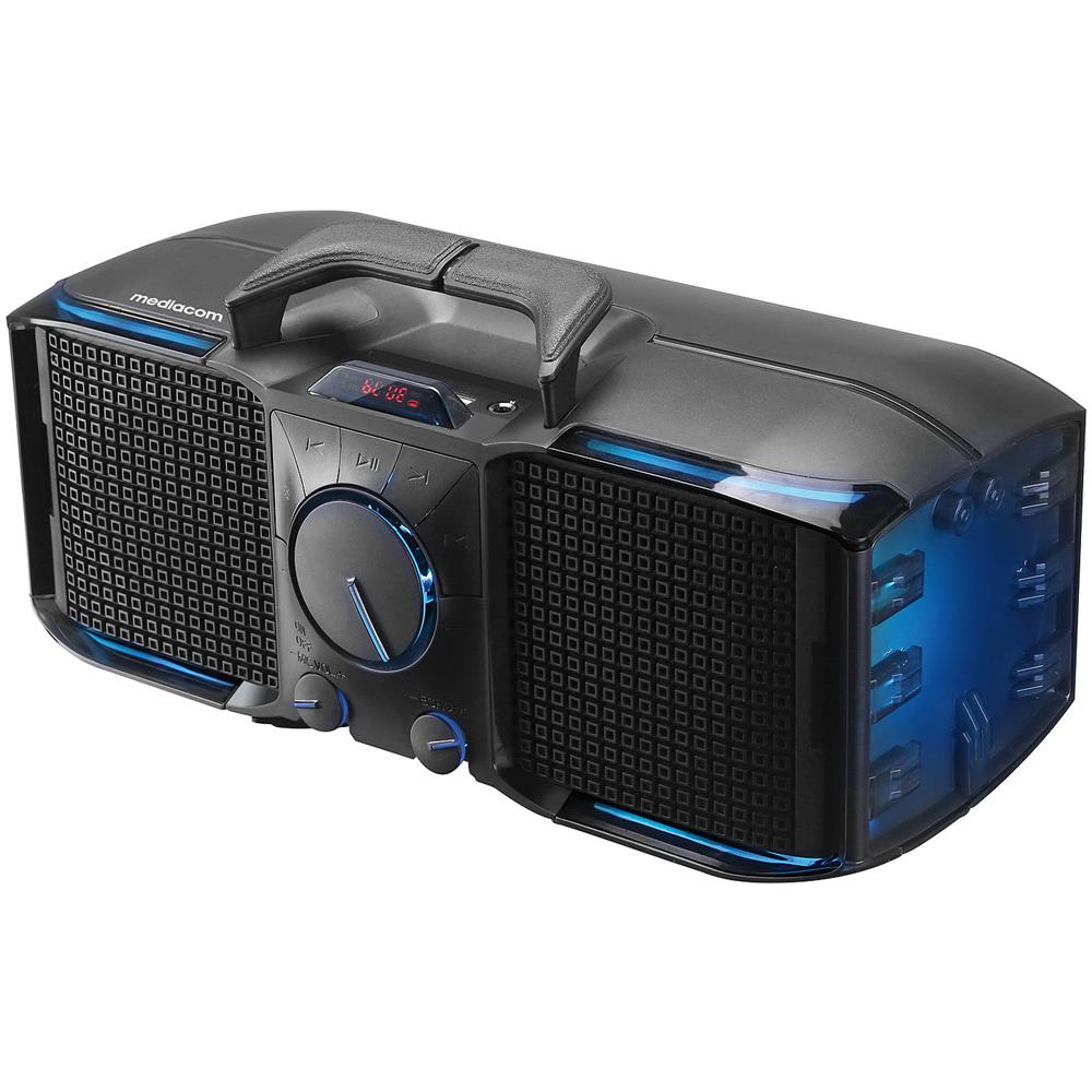 MusicBox Party Altoparlante Portatile Boombox Potenza 20 W Bluetooth Colore Nero - Foto 2