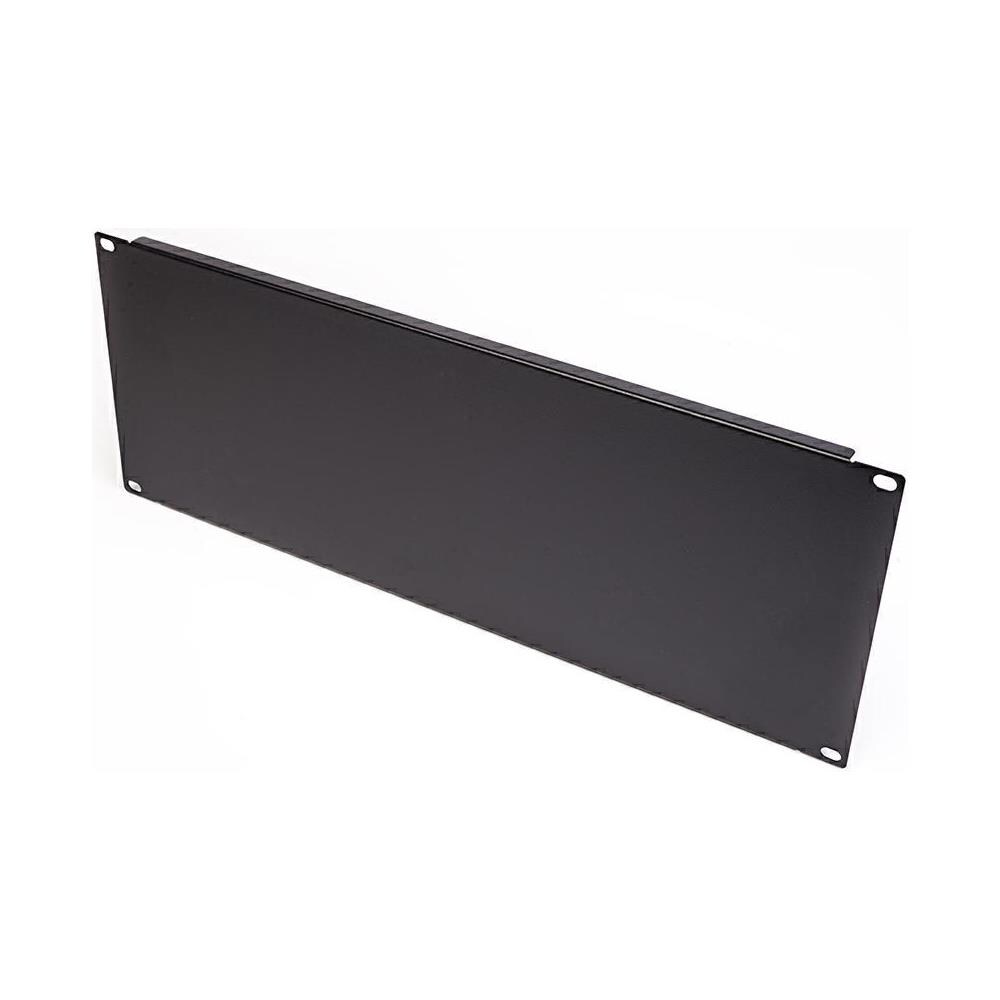 Pannello Cieco Per Armadi Rack 19", 4 Unità, Colore nero (Confezione da 2 pezzi) - Foto 1
