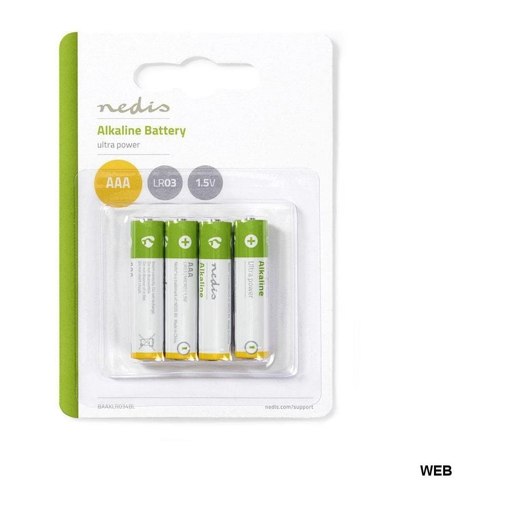 Batteria Alcalina Aaa 1.5v 4 Pezzi Blister - Foto 1