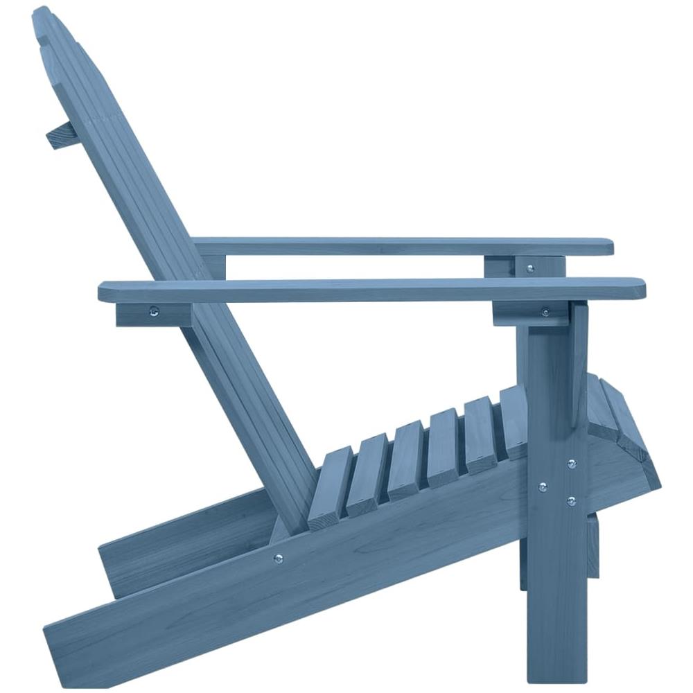 Sedia Giardino Adirondack in Legno Massello di Abete Blu - Foto 3