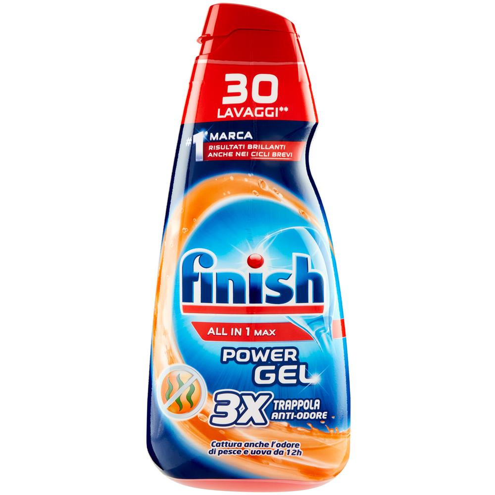 Detergente All In 1 Max Power Gel 3x Trappola Anti-odore 600 Ml Per Lavastoviglie - Foto 1