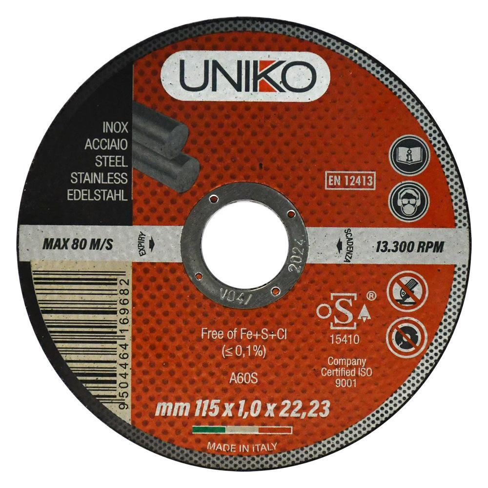 Mola Abrasiva Per Inox /ferro ø 115 X 1 - Set 5 Pezzi - Foto 1