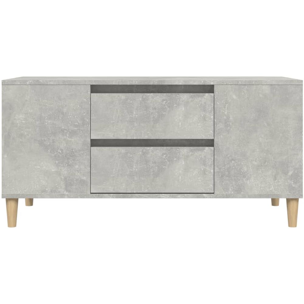 Mobile Per Tv Grigio Cemento 102x44,5x50 Cm Legno Multistrato - Foto 10