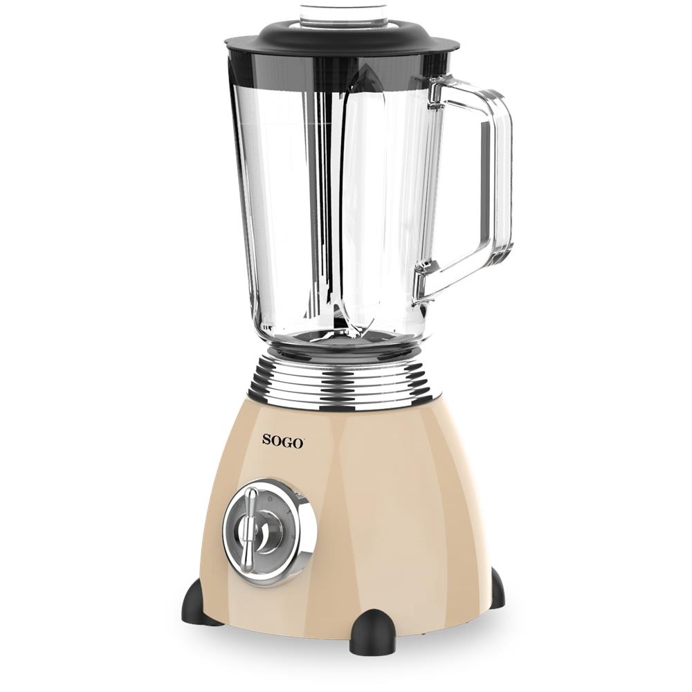 Frullatore Aluminium BAT-SS-5565 Capacità 1.5 Litri Potenza 500 Watt Colore Beige - Foto 3