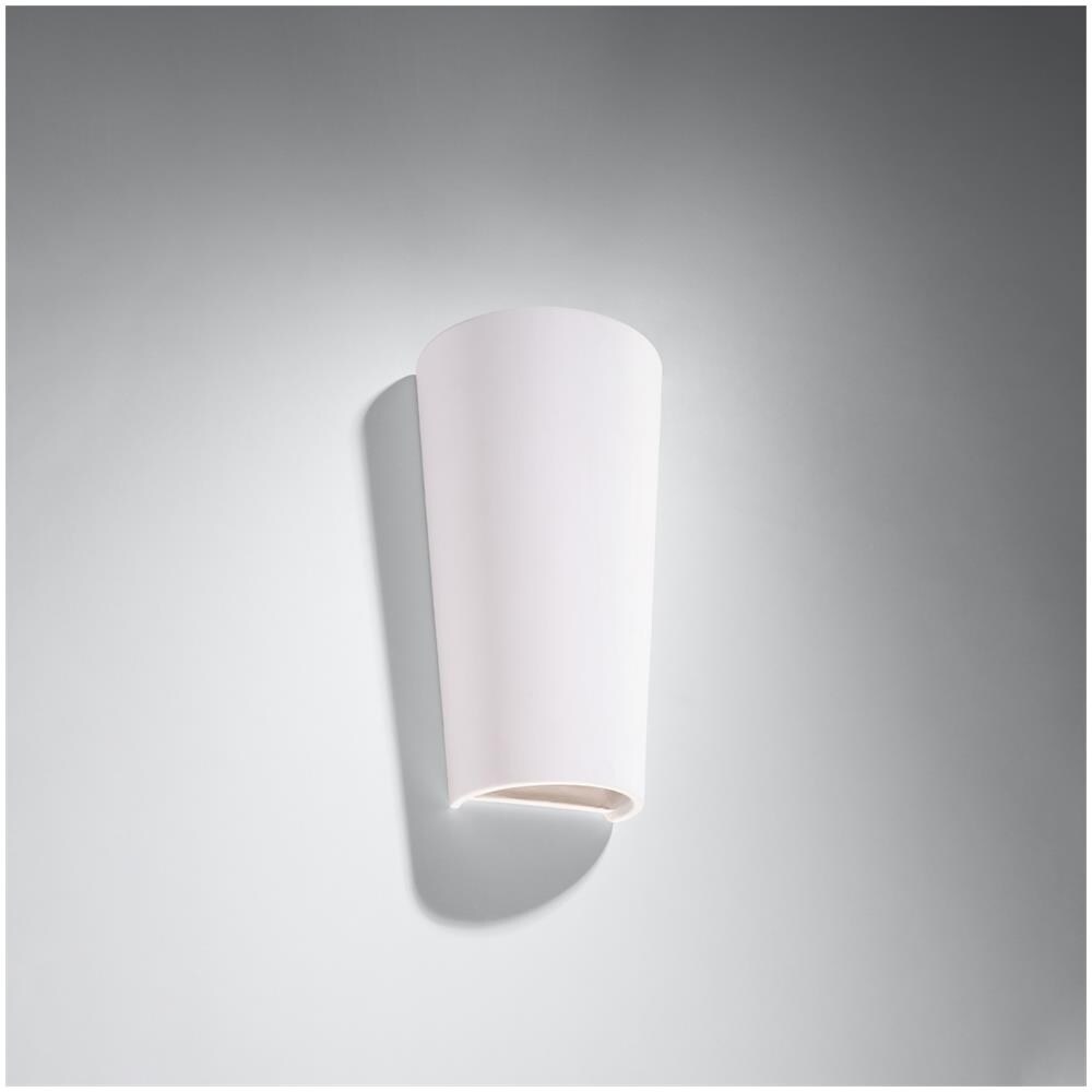 Lampada Da Parete In Ceramica Lana Sl. 0838 - Moderno Lampade Da Parete Bianco 29x16.5x10 Cm - Foto 2