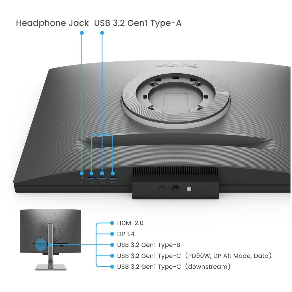 Monitor 28.2" LED IPS RD280U 4K Ultra HD 3840x2160 Pixel Tempo di Risposta 5 ms - Foto 8