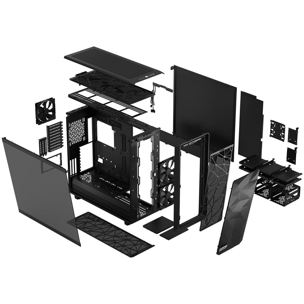 Meshify 2 XL Light Tempered Glass Tower Nero - Foto 23