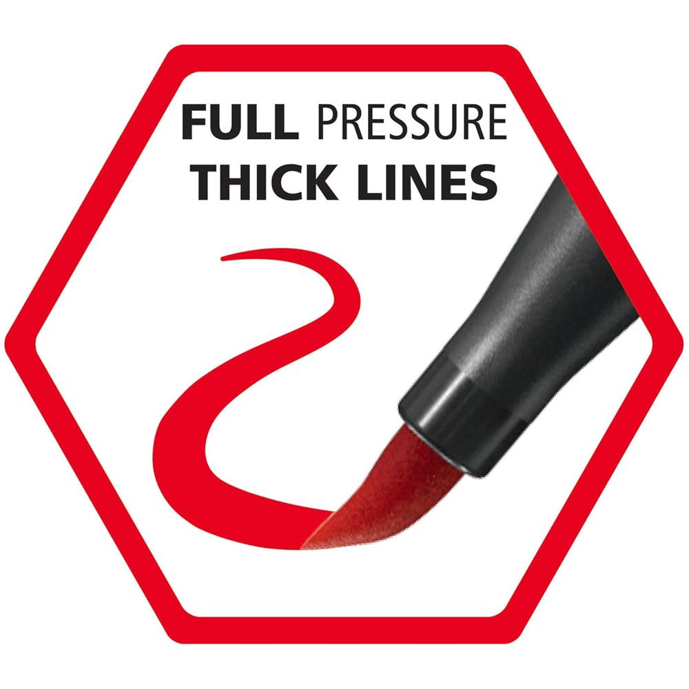 Pen 68 brush - Pennarello Premium con punta a pennello - Scatola in metallo da 15 - Colori assortiti - Foto 8