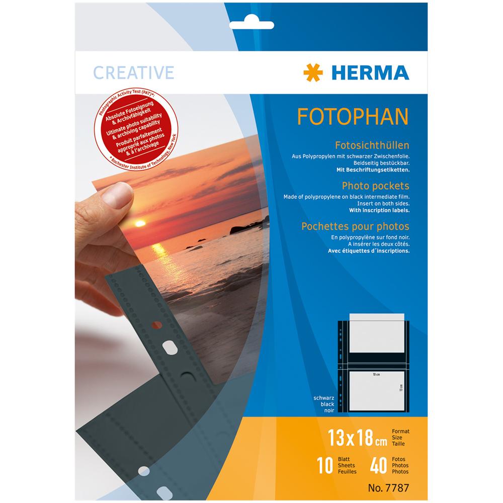 fotophan 13x18 nero 10 fogli 7787 - Foto 2
