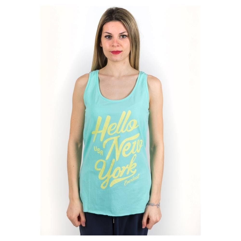 Canotta Donna Light L Verde Giallo - Foto 1