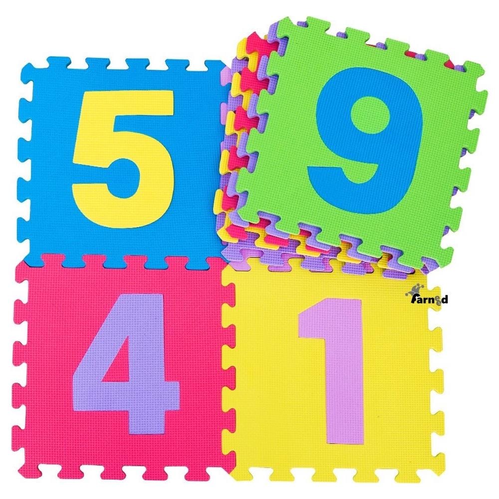 Tappetino Puzzle Con Numeri Pavimento Morbido Bambini Giochi Piscina Giocattoli - Foto 1