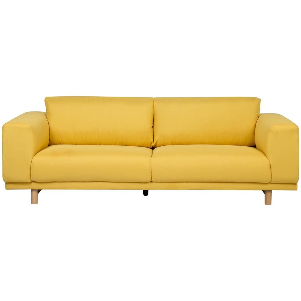 Divano A 3 Posti Color Giallo Nivala - Foto 1