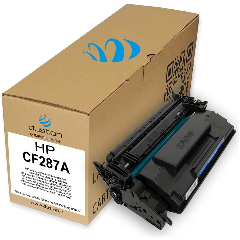 TONER - 2x Cf287a, 87a Negro Compatible Con Hp Laserjet Pro M501 Enterprise M506 M527 - Foto 2