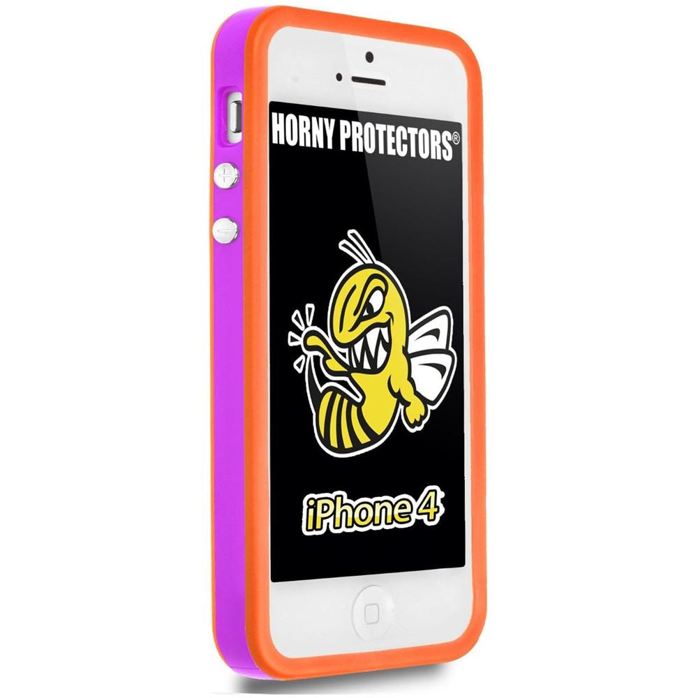 Custodia per Apple iPhone 4, arancione / rosa - Foto 1