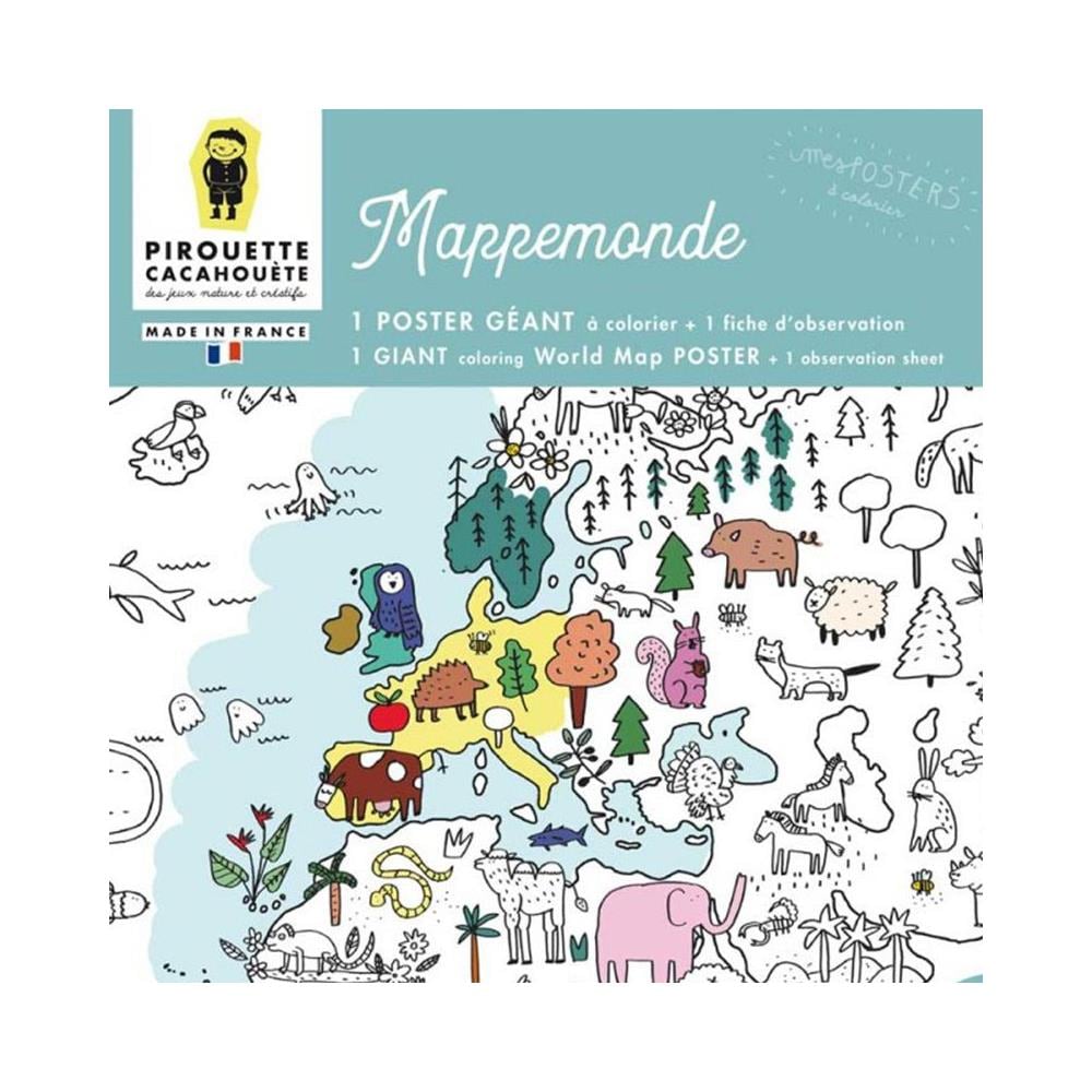 Poster Da Colorare - Animali Del Mondo - Foto 1