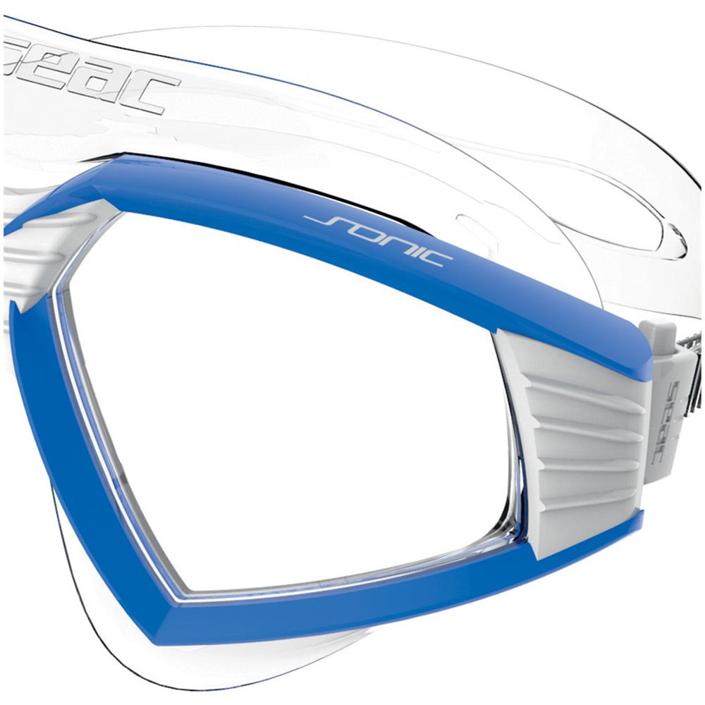 Occhialini Sonic Trasparente Regular Bianco / blu - Foto 3