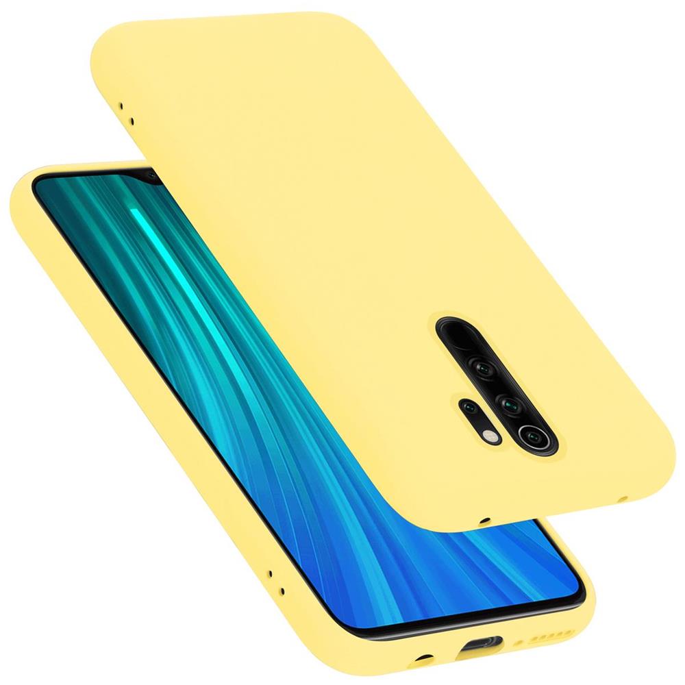 Custodia Compatibile Con Xiaomi Redmi Note 8 Pro In Liquid Giallo - Coperchio Protettivo In Silicone Tpu Flessibile - Foto 1