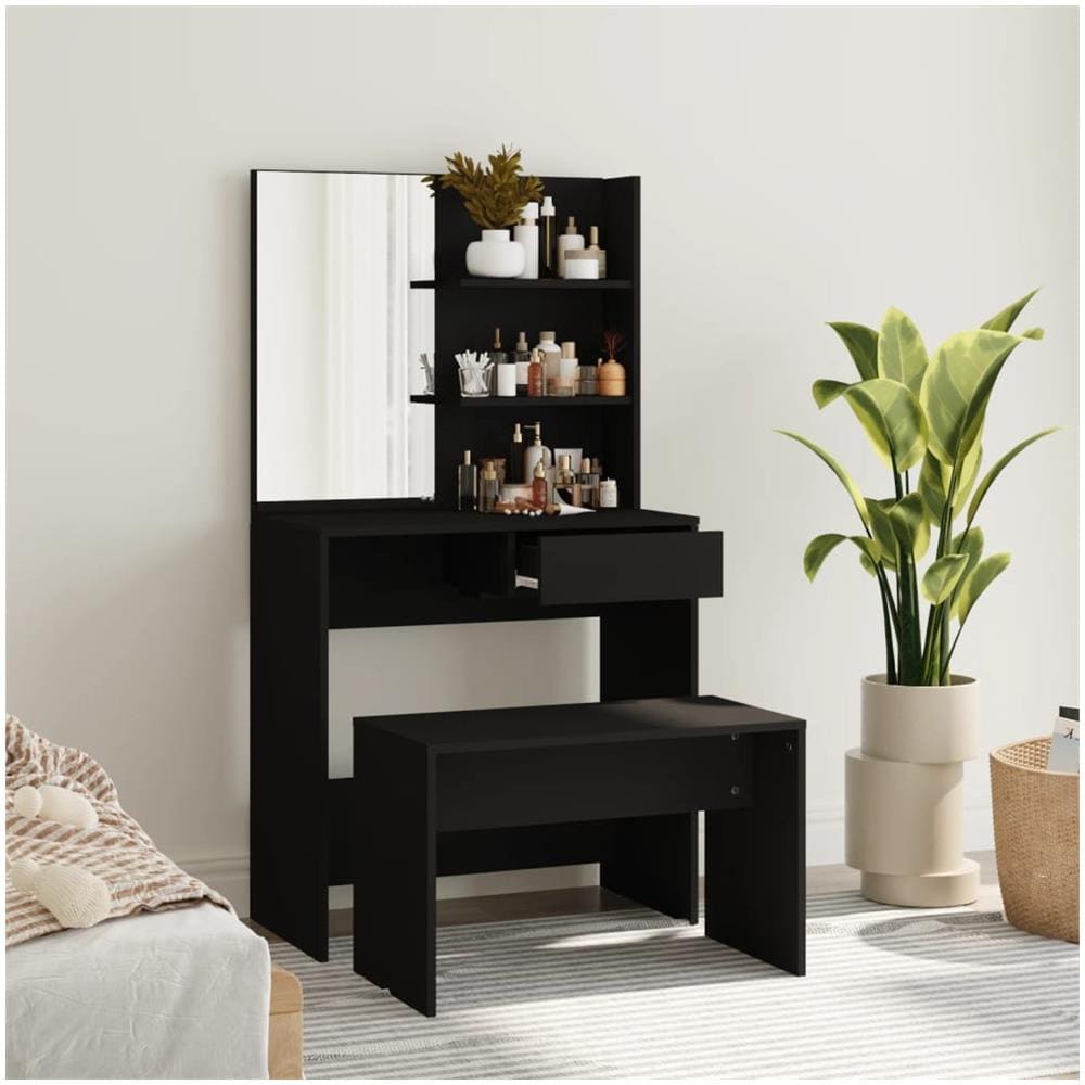 Set Toeletta Nero 74,5x40x141 Cm - Foto 1