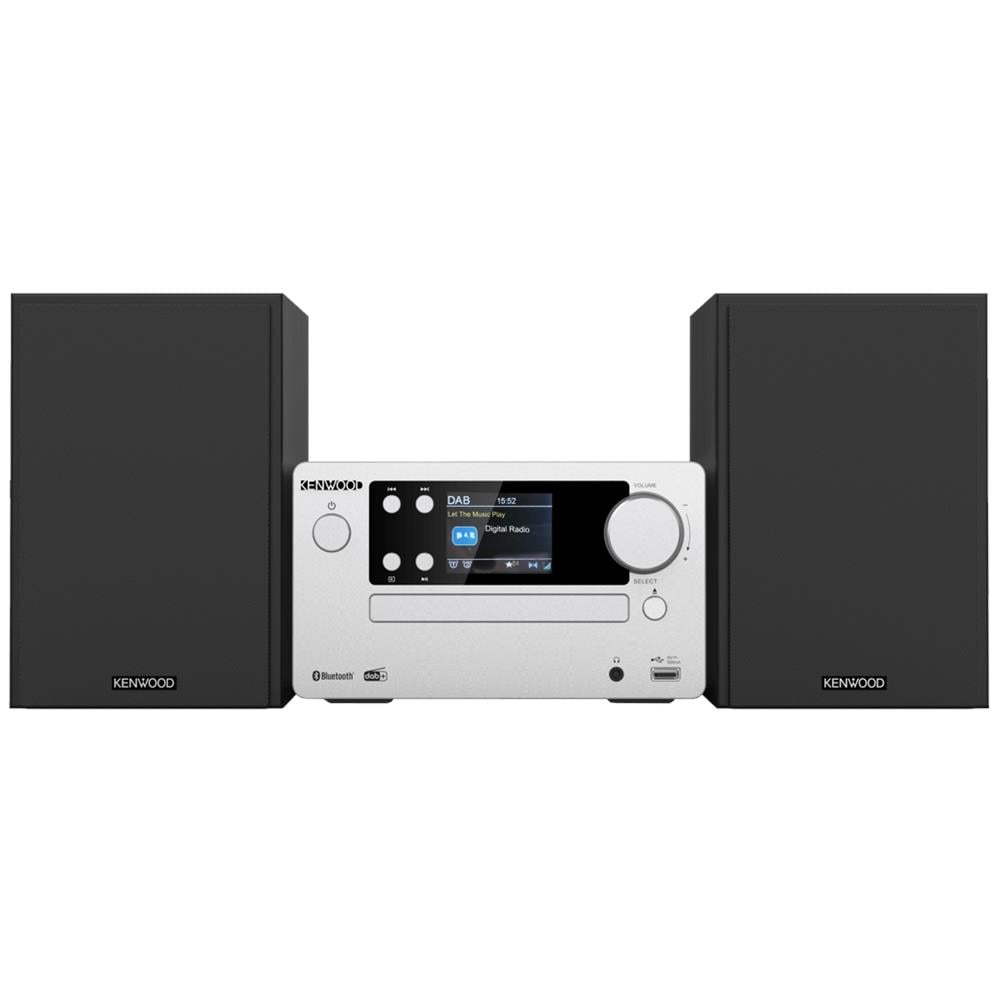 Microsistema Audio per la Casa M-725DAB-S HiFi con CD /USB /DAB + Streaming Audio Bluetooth 50 W Nero /Argento - Foto 1