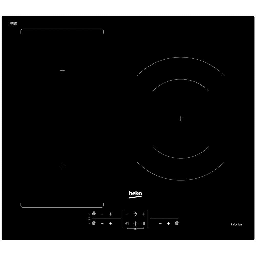 HII63201FMT piano cottura Nero Da incasso 60 cm Piano cottura a induzione 3 Fornello (i) - Foto 1