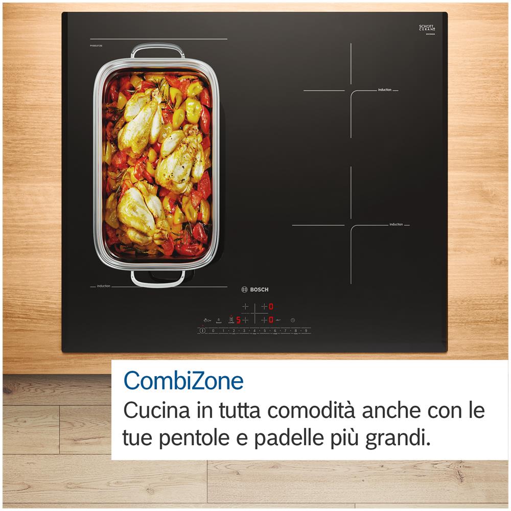 Serie 6 PVS831HB1E piano cottura Nero Da incasso 80 cm Piano cottura a induzione 4 Fornello (i) - Foto 9