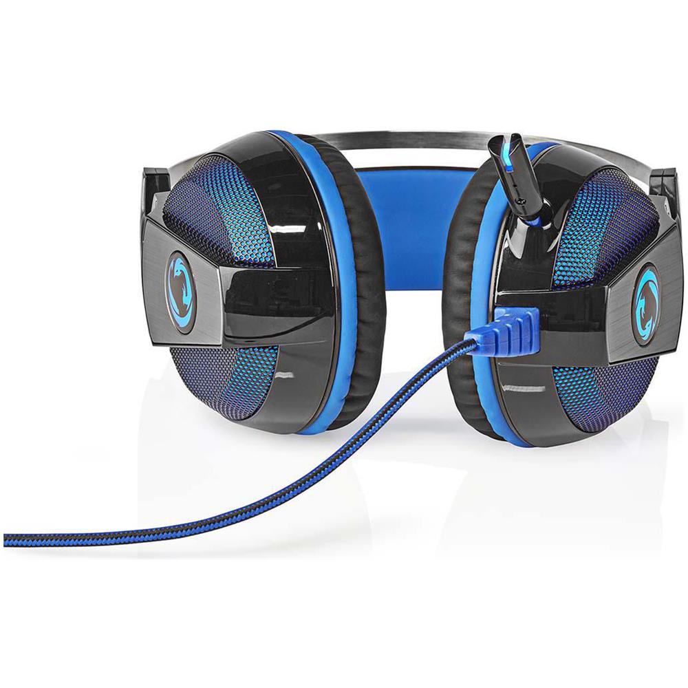 Cuffia e Auricolare GHST500BK Cablato a Padiglione Gaming USB tipo A Nero Blu - Foto 2