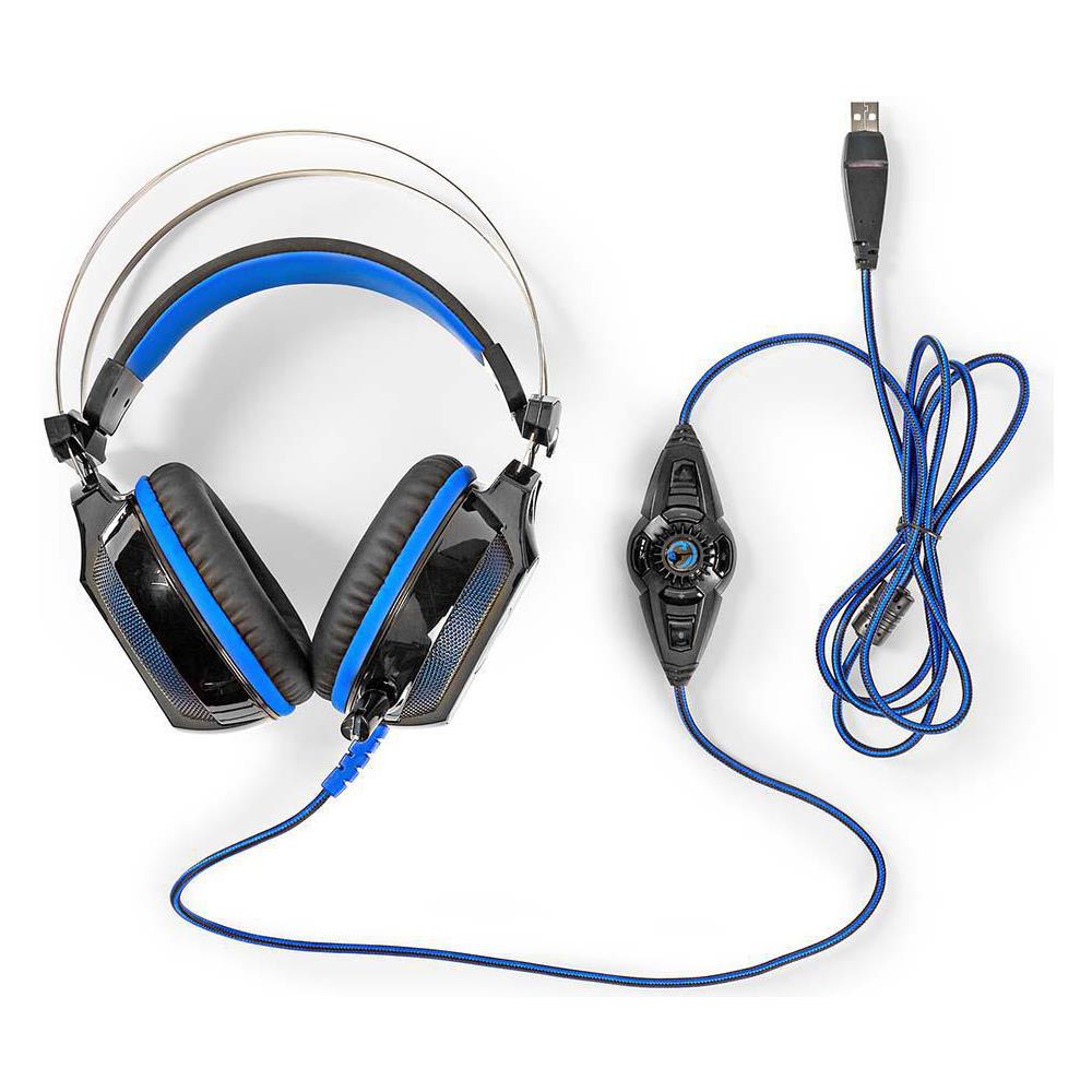 Cuffia e Auricolare GHST500BK Cablato a Padiglione Gaming USB tipo A Nero Blu - Foto 7