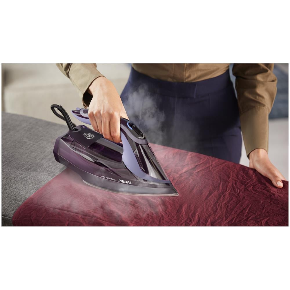 Ferro da Stiro a Vapore Seri 8000 DST8021/30 Capacità 0.3 Litri Potenza 3000 Watt Colore Viola - Foto 2