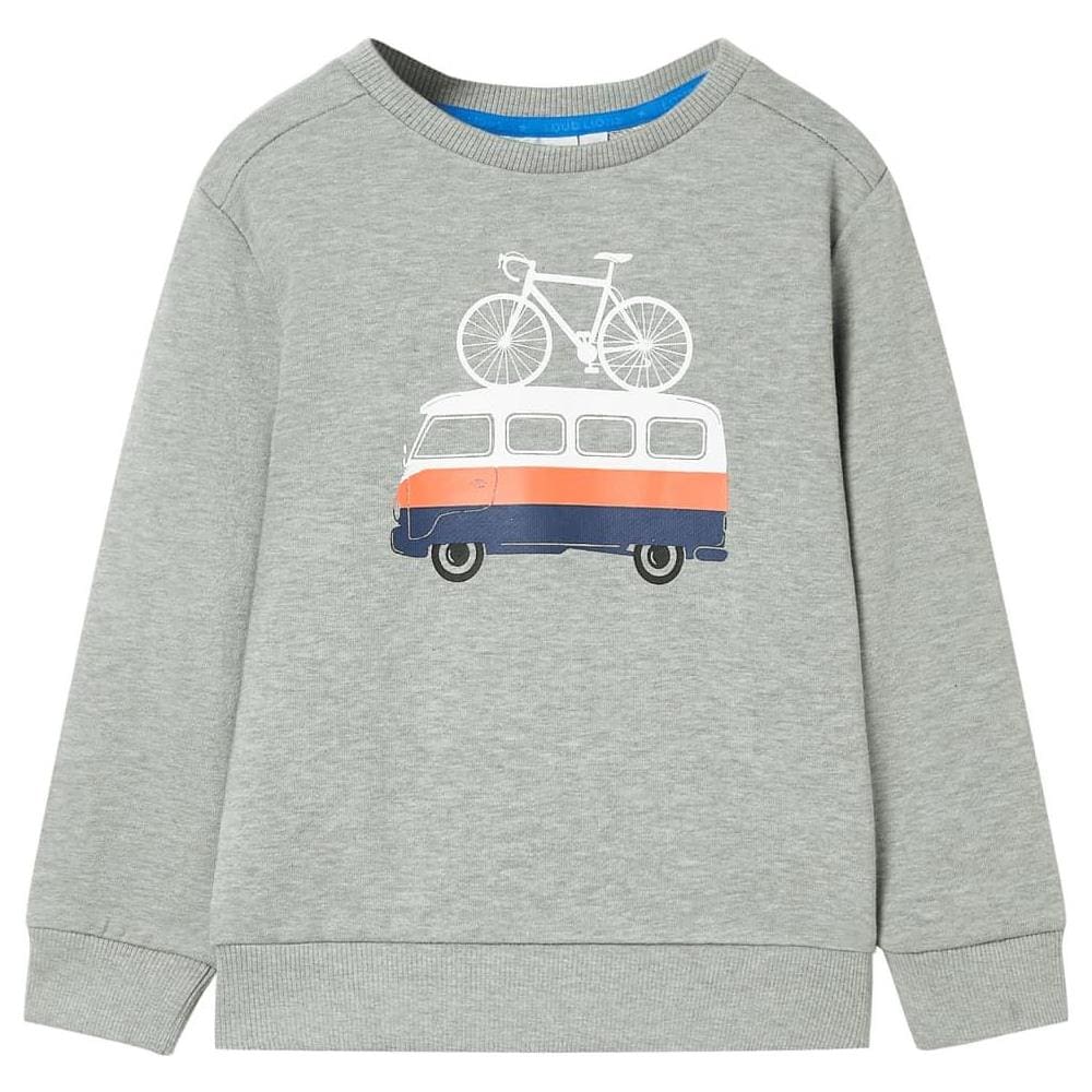 Felpa da Bambino Cachi Chiaro Mélange 116 - Foto 1