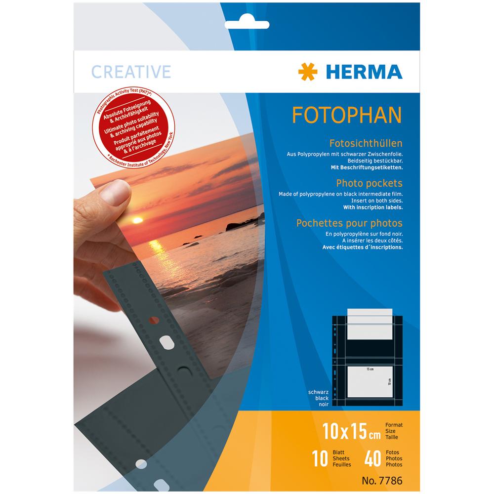 fotophan 10x15 traverso 10 fogli nero 7786 - Foto 2