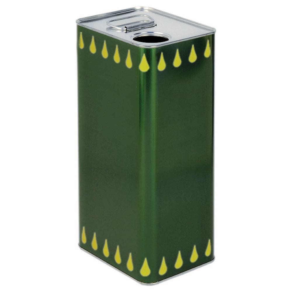 Latta Con Banda Stagnata Per Olio Con Maniglia, Senza Tappo 10 Lt - Foto 2