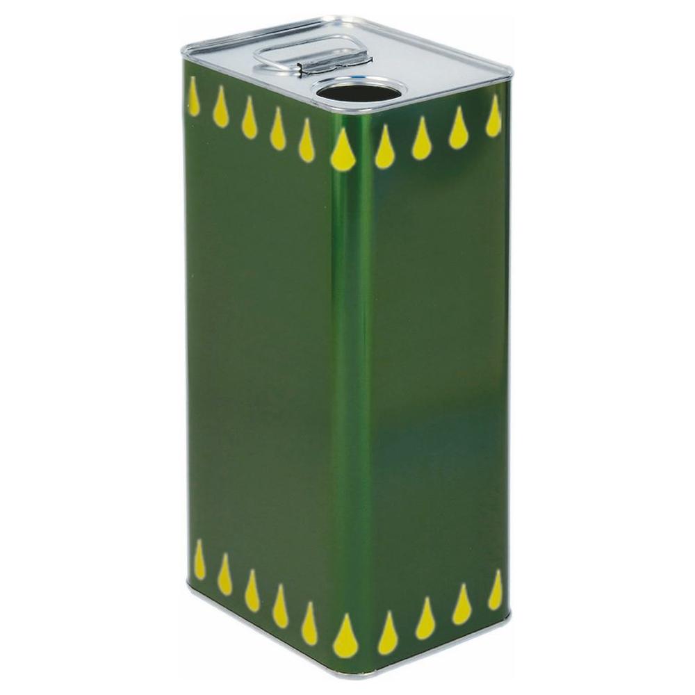 Latta Con Banda Stagnata Per Olio Con Maniglia, Senza Tappo 10 Lt - Foto 1