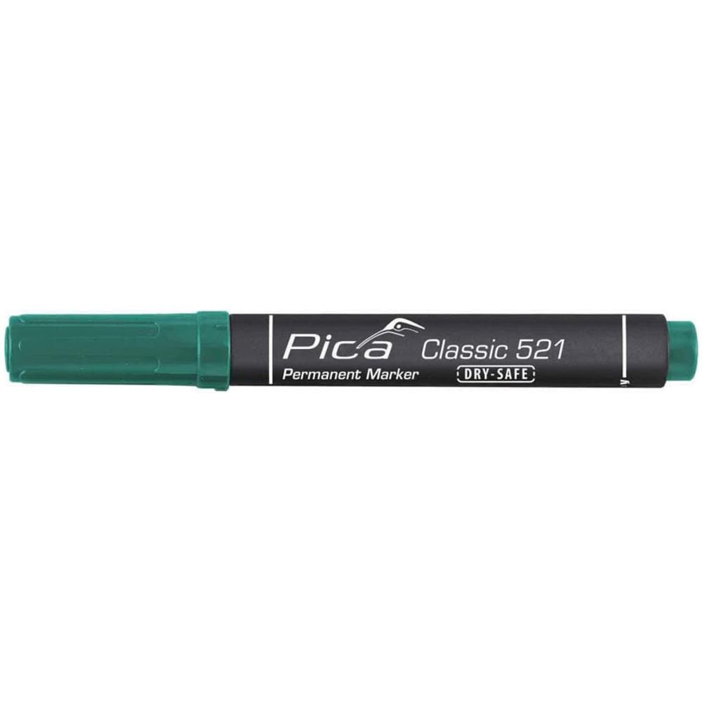 Pennarello Indelebile Punta A Scalpello Dry Safe 2-6 Mm Verde - Foto 1
