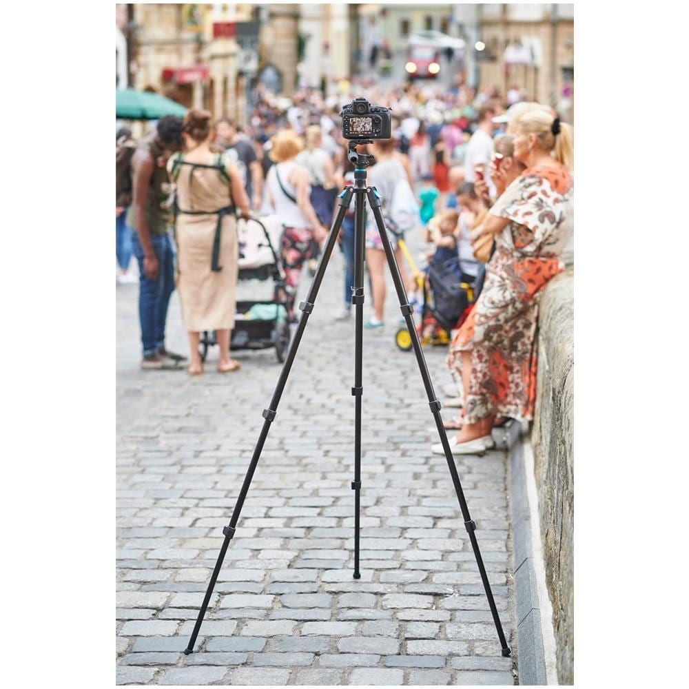 Rondo 480M RW20 - Treppiede Allround con testa a 3 vie, capacità di carico 4 kg, dimensioni confezione: 48 cm, altezza estensione: 183 cm - Foto 5