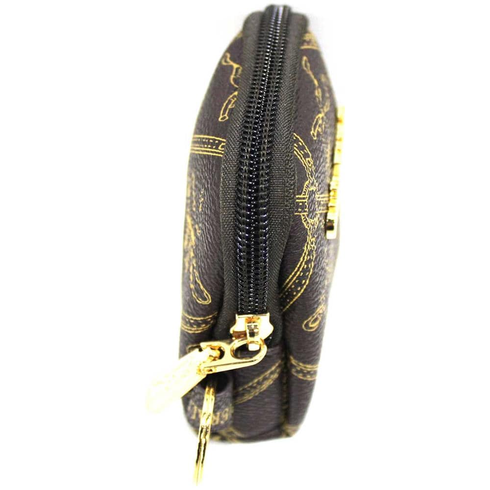 Portamonete In Tela Etnico Per Donne - Piccolo E Leggero, Per Monete E Carte, Rosso - Foto 2