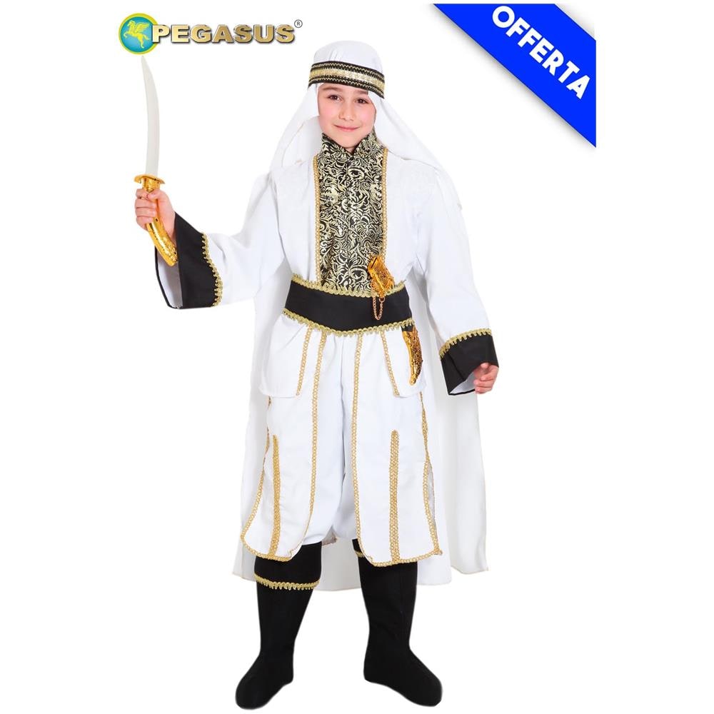 Costume Carnevale Principe Ali Taglia M (6/7 Anni) Vestito Bambino Pegasus - Foto 1