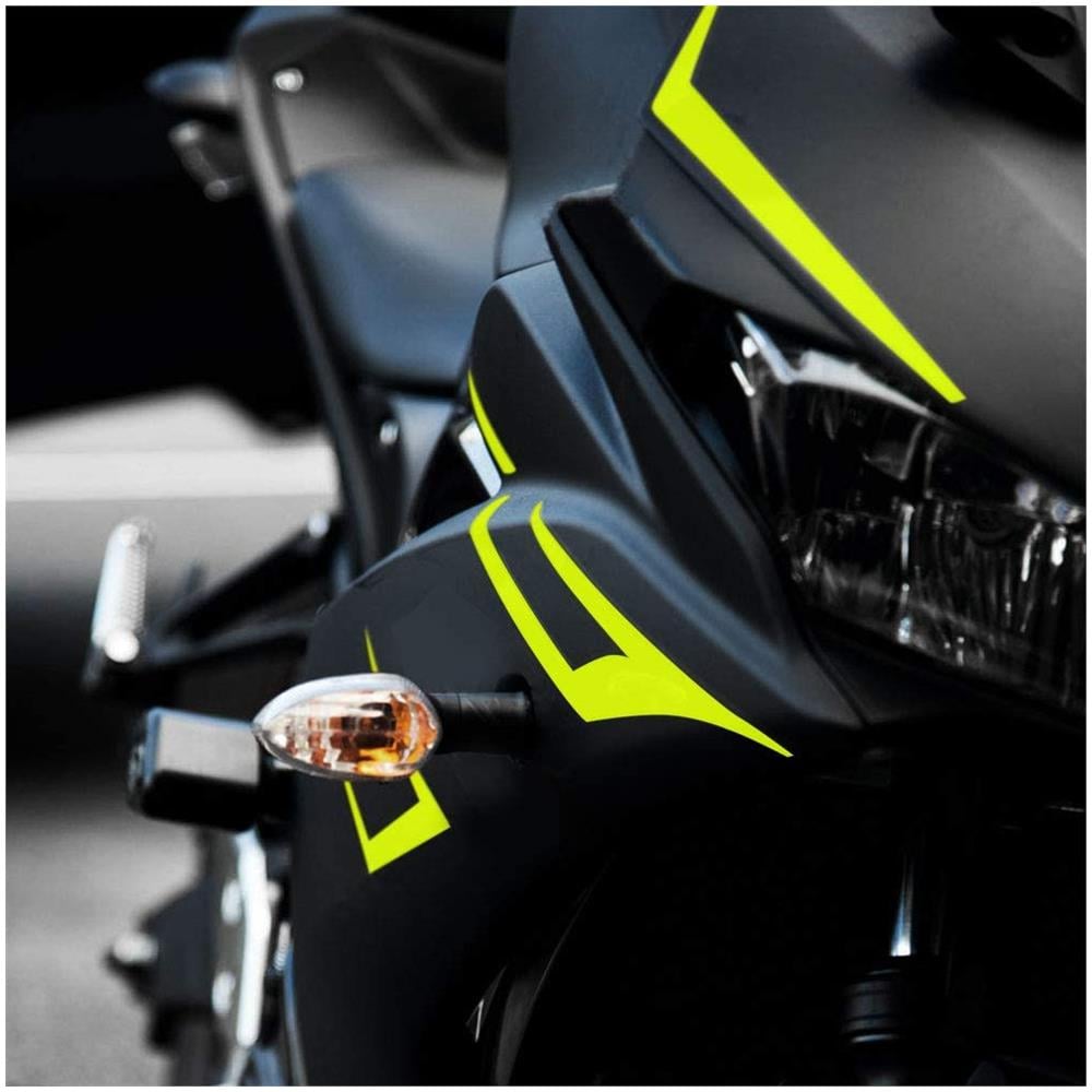 Foglio Pellicola Adesiva Per Wrapping Giallo Fluo, 35 X 50 Cm - Foto 2