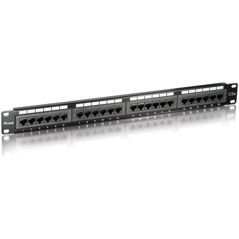 Patch Panel 19" Cat. 5e, Cat. 5e, RJ45, 48,26 cm, 6,11 cm, 4,35 cm, UL - Foto 2