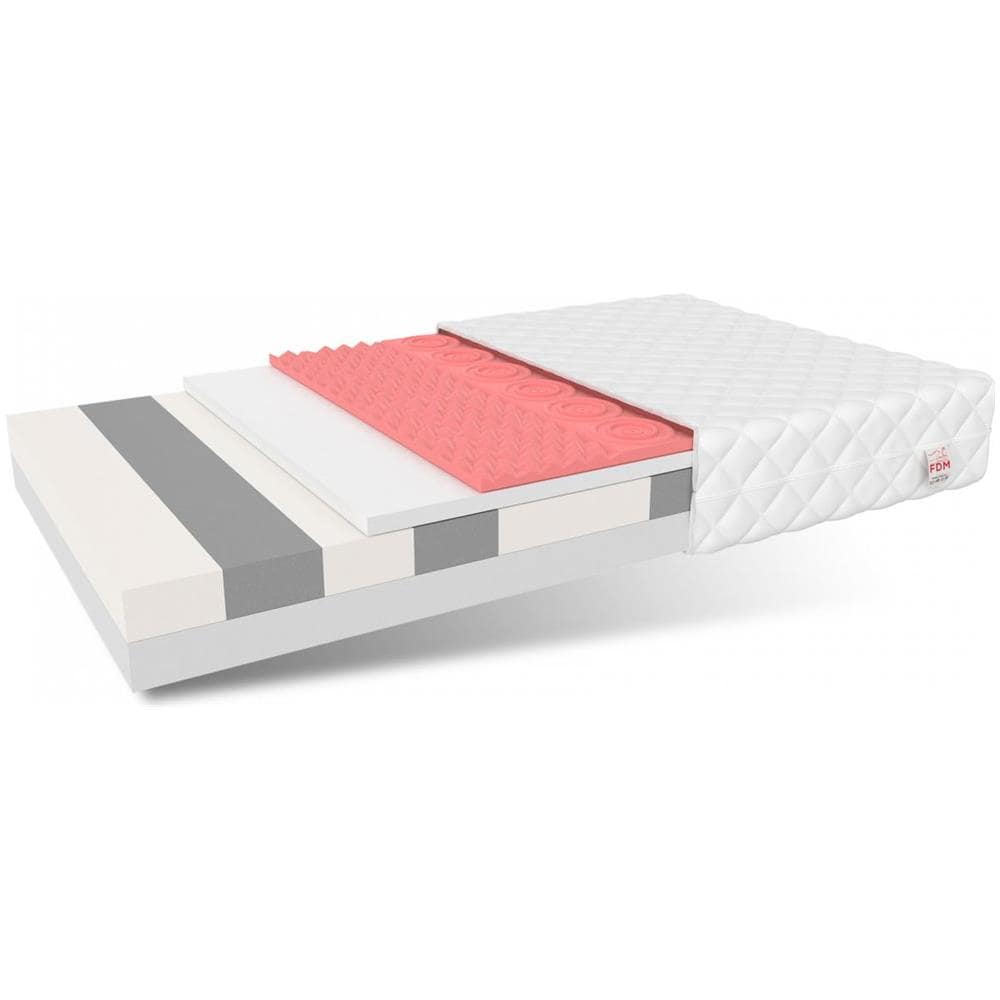 Materasso In Schiuma Rovigo 4kids 80 X 160 - H3 Medio Rigido - Schiuma Hr Ad Alta Resilienza, Schiuma Visco Memory - Foto 1